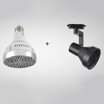 

LED Track Light Cob 30W Zoom Angle Clothing Shop Windows Bathroom Spotlight Ceiling Rail Spot Lamp Energy Saving