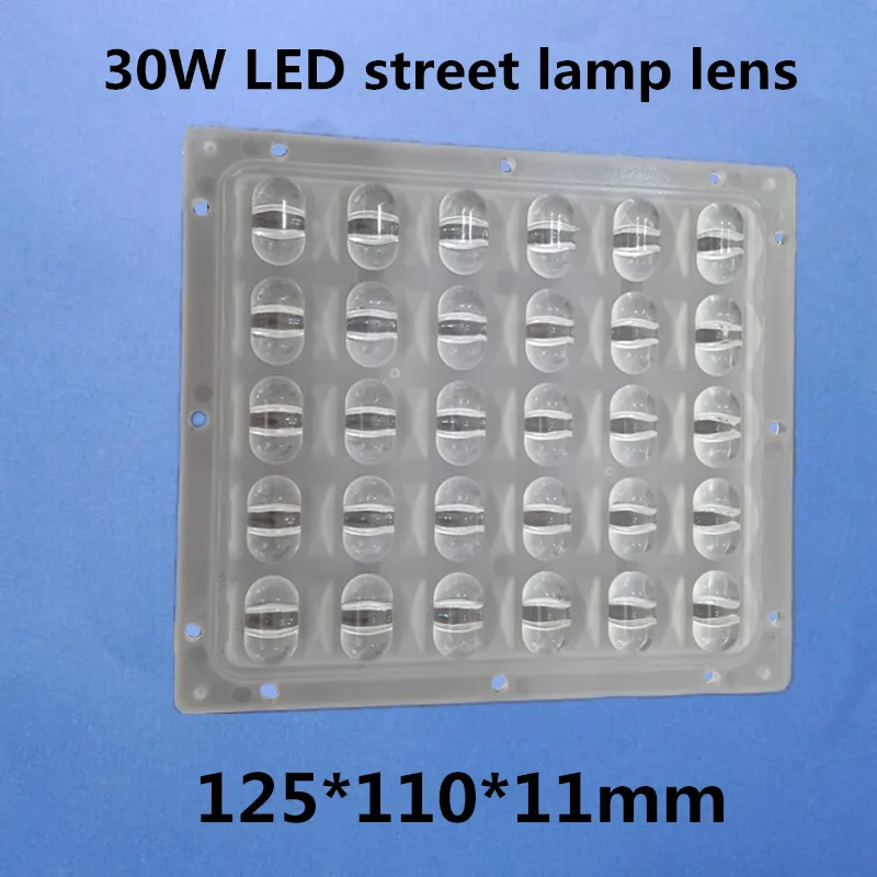 30W LED street lamp lens with waterproof ring square shape 30 in 1 125*110*11mm | Инструменты
