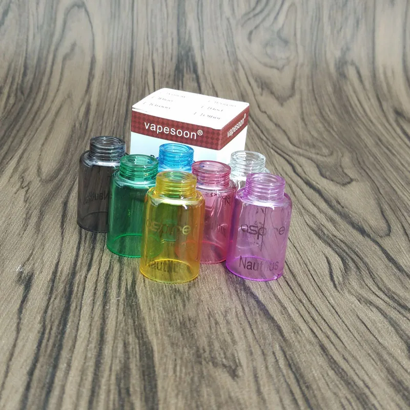 

VapeSoon Replacement pyrex colorful Glass Tube Tank for Nautilus 5ML Atomizer 3pcs/lot