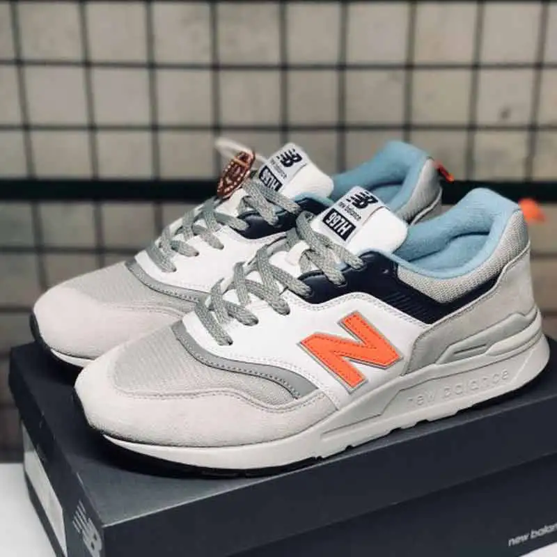 

NB Shoes NEW BALANCE 997 Running Shoes Sneakers Men zapatillas hombre abrasives combination big sole men's Badminton Shoes