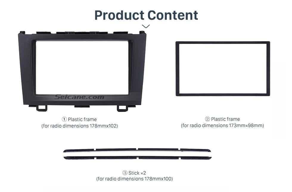 Seicane 173*98 178*100 178*102 мм Автомагнитола для 2008-2011 HONDA CRV Авто Стерео рамка комплекты для переоборудования приборная панель панели