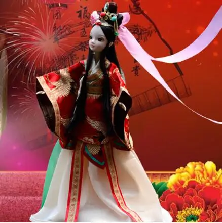 Горячая Kurhn Кукла для девочек Китайский Миф Этническая кукла детские игрушки в подарок на день рождения#9094-9095 - Цвет: 9095