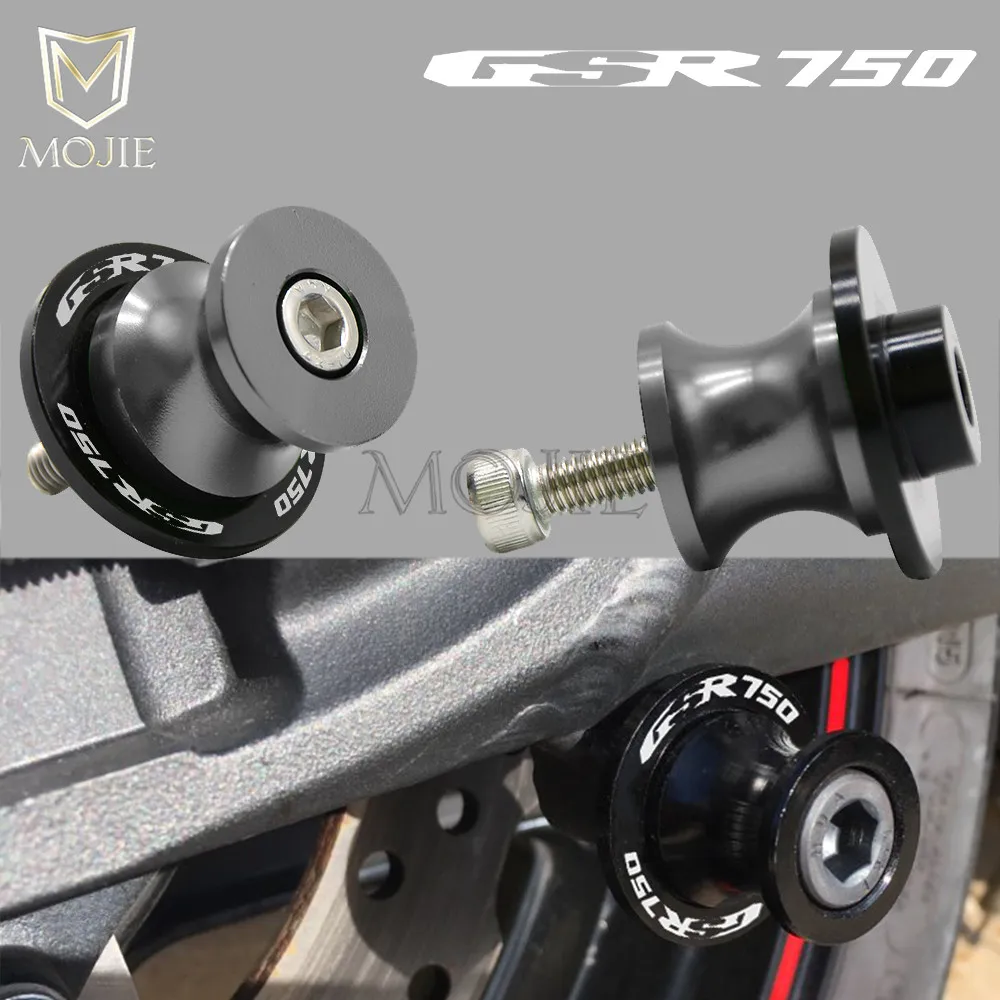 

For SUZUKI GSR750 GSR 750 2011 2012 2013 2014 8mm CNC Aluminum Motorcycle Swingarm Spools Slider Swingarm Stand Cover Protector