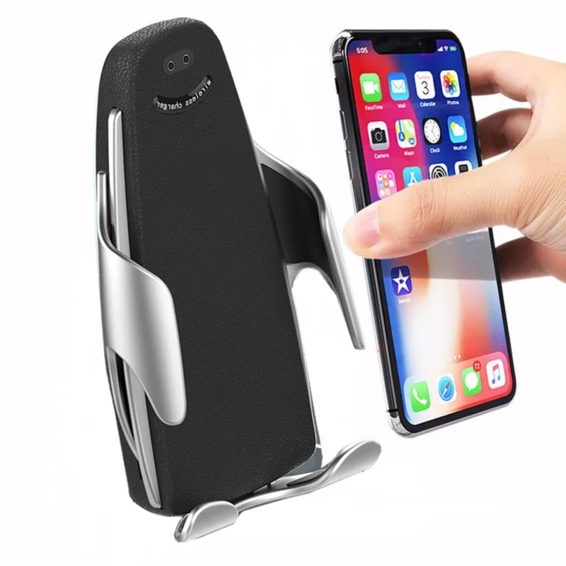 Обновление 10 Вт Автомобильный держатель для Iphone samsung S8 Беспроводной Зарядное
