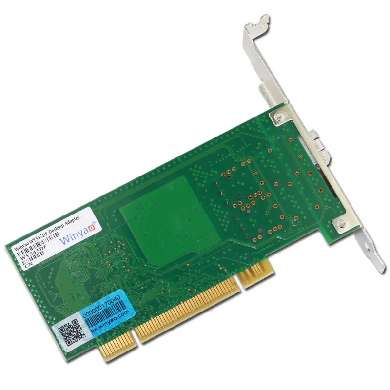 Winyao wy545df PCI рабочего Gigabit Волокно сетевой карты для 82545 pwla8490mf один-Порты и разъёмы SFP Волокно 1000 Мбит/с сетевой карты