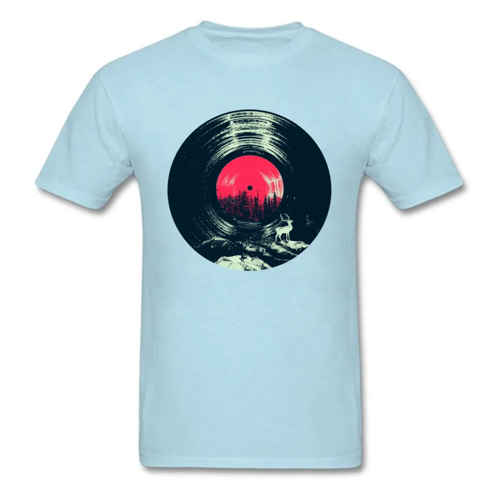 Vinyl Deer comfortable Summer/Fall 100% Cotton Crew Neck Male Tops Shirts Printed Tops & Tees Fitted Short Sleeve Tshirts Vinyl Deer light