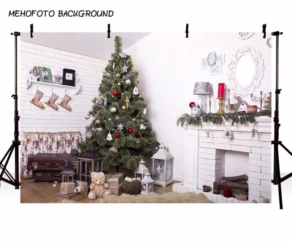 

MEHOFOTO Christmas Photography Backdrops Photo Studio Props 7x5FT Children Photo Background Vinyl ST-759