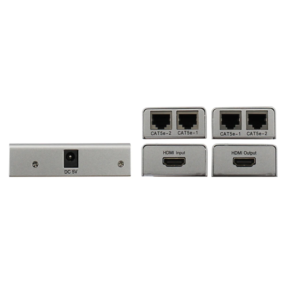 (Двойной порт) HDMI удлинитель 60 м кабель метров HD видео|Компьютерные кабели и