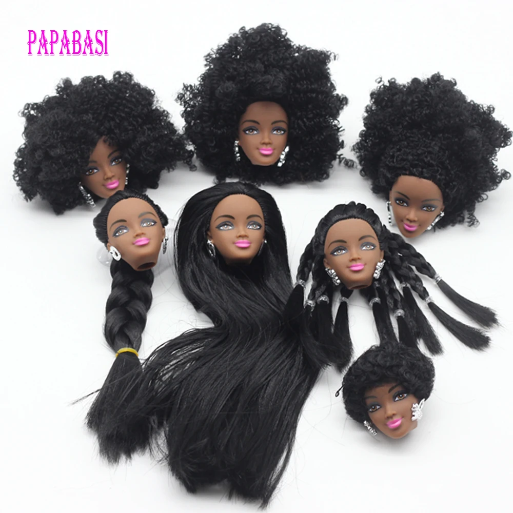 verontschuldiging Ronde West 1Pcs Zwarte Pop Haar Hoofd Voor 1/6 Barbies Poppen Als Voor Fr Poppen Zwart  Explosie Kapsel Beste Diy Gift voor Meisjes Pop|doll hair|for barbiefor  barbie doll - AliExpress