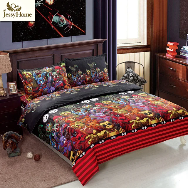 Best Price 3Pcs 100% Polyester Skeleton Printed Bedding Halloween Bedding Set Leopard Skulls Bedding Set FNAF's Dead Head Quilt Cover Set Best Price 3Pcs 100% Polyester Skeleton Printed Bedding Halloween Bedding Set Leopard Skulls Bedding Set FNAF's Dead Head Quilt Cover Set