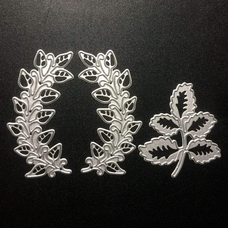

SCD604 Leaves Metal Cutting Dies For Scrapbooking Stencils DIY Album Cards Decoration Embossing Folder Craft Die Cuts Tools New