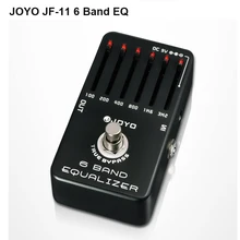Joyo JF-11 6-Bands Equalizer effect Pro Guitar AMP Effect Pedal True Bypass , Electric Bass Dynamic Compres