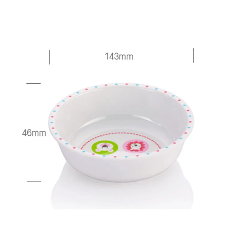 Baby Tableware Dish Bowl Children Dish Food Container Feeder Baby Feeding Bowl Anti Slip Spill-Proof Tableware For Children  (6)