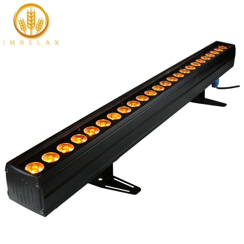 

IMRELAX Hot Sale 18*12w RGBWA+UV 6in1 LED Bar Light Stage Effect Light 1 Meter Length DMX Washer LED Bar Light Disco Light