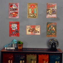 Винтажная металлическая жестяная вывеска пин-ап девушка гараж мышечная машина человек пещера стена табличка гараж плакат Паб Бар домашний Декор стены