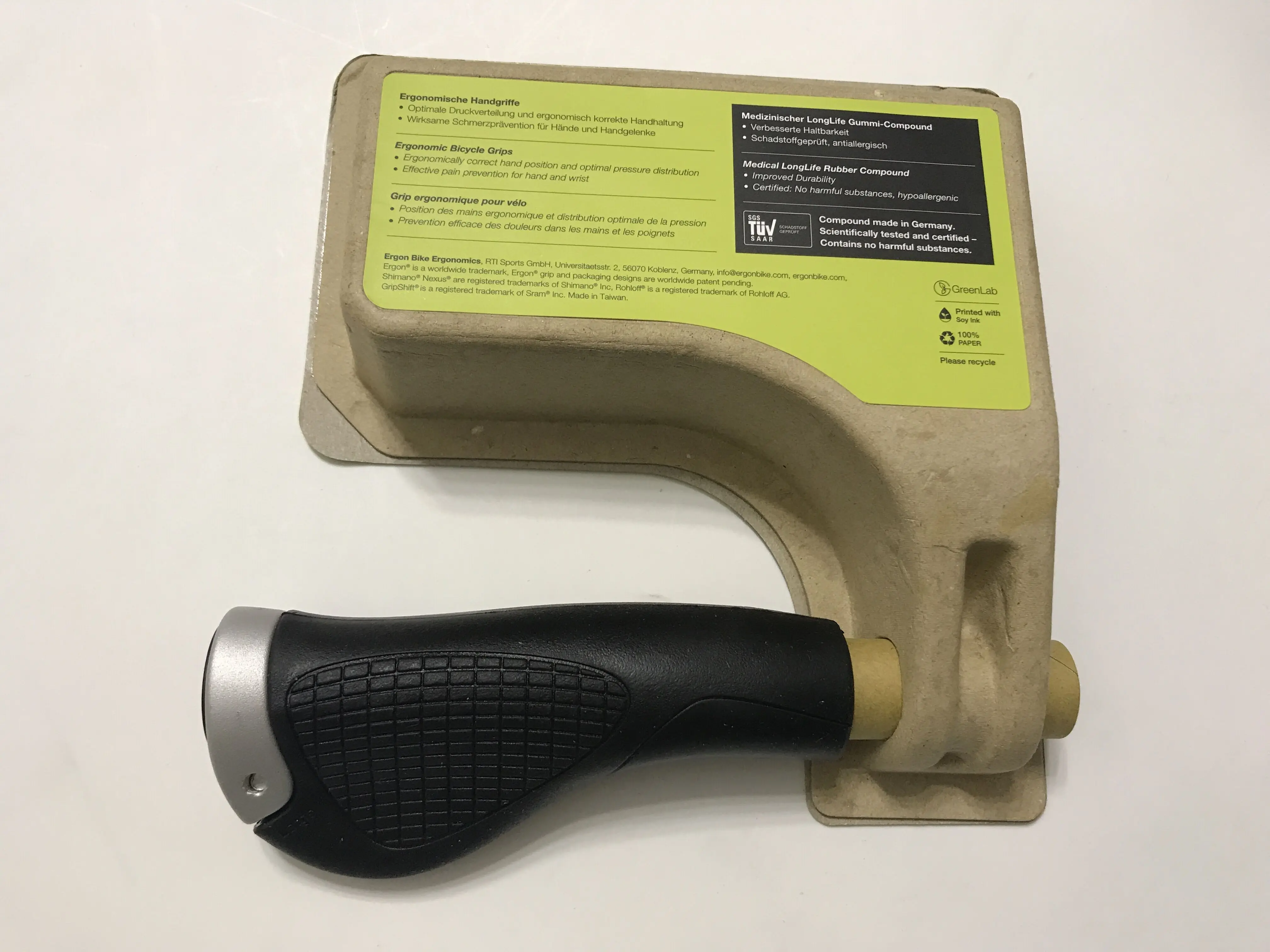 

Ergon ORIGINAL GP1-L Ergonomic Handlebar Grips (Large) For Regular Shifters