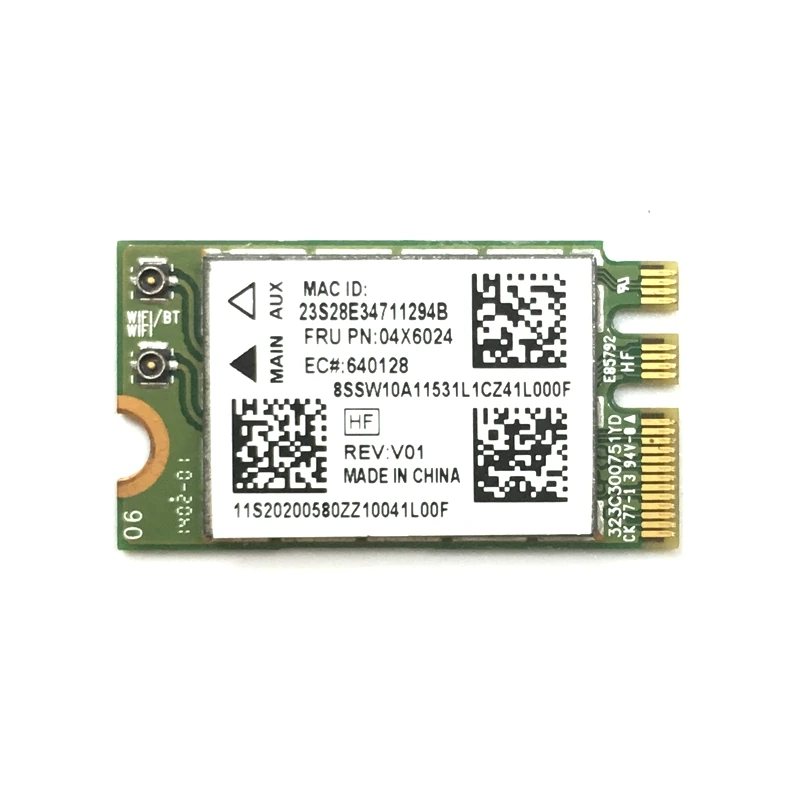 Atheros оригинальная Wifi Bluetooth 4,0 QCNFA335 NGFF беспроводная карта для G40-30 G50-30 45 70 B50 Z50-70 V1000 Flex 20 FRU: 04X6024