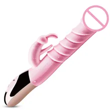 NoEnName_Null dildo realistic dildo vibrator USB 12 Speed Vibrator Super Strong Dual Motors Waterproof Silicone Massage G0318#30