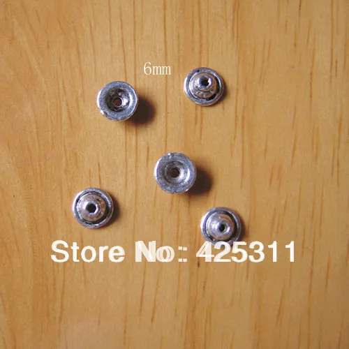 

New Antique Silver Tone Flower Bead End Caps Alloy Jewelry Findings (The trumpet)