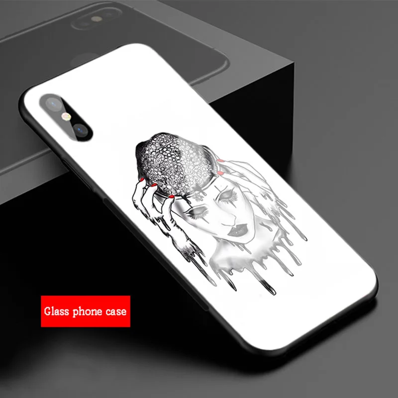 Чехол для телефона с закаленным стеклом iPhone 6 6plus 7 plus 8 8plus 5 1 X XS XR Max|Бамперы| |