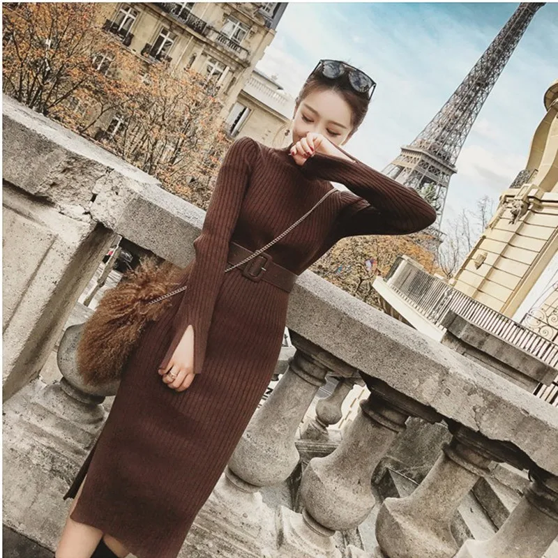 Новое поступление Vestidos Для женщин модные повседневные платья Корейская версия