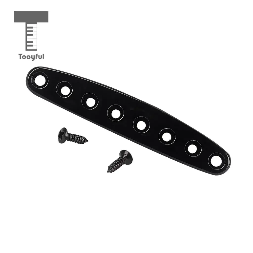 Tooyful Metal Guitar Instead Thru Body String Mounting Ferrules Bushings Electric Guitar Accessory Black