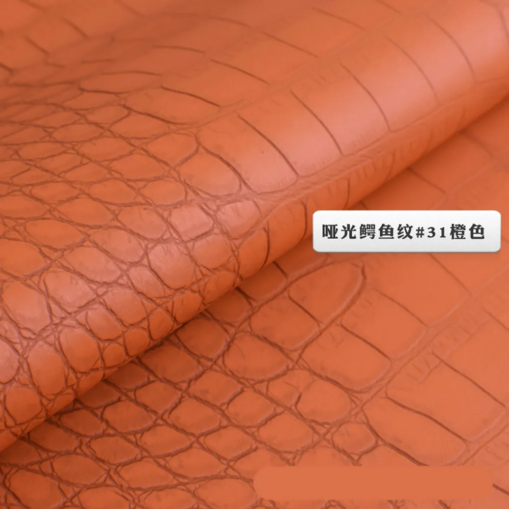 100*138 см крокодиловая ПВХ искусственная кожа ткань для обуви сумка для багажа DIY аксессуары ремесло 0,8 мм искусственная Синтетическая кожа DIY00030