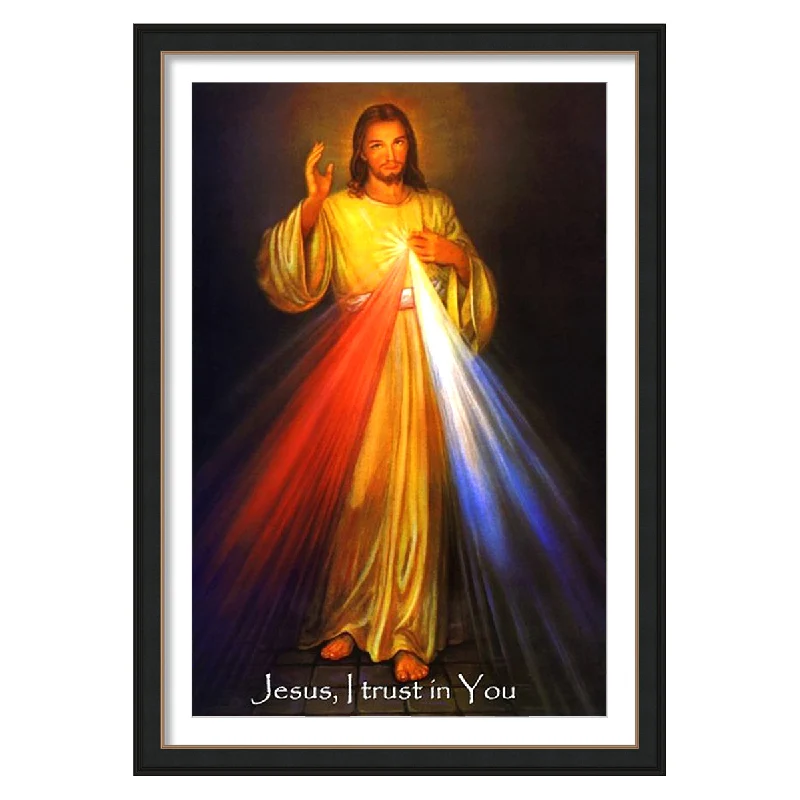 SHANSHIYOUPIN 5DDiy Religion Embroidery Kit Round Diamond Painting God