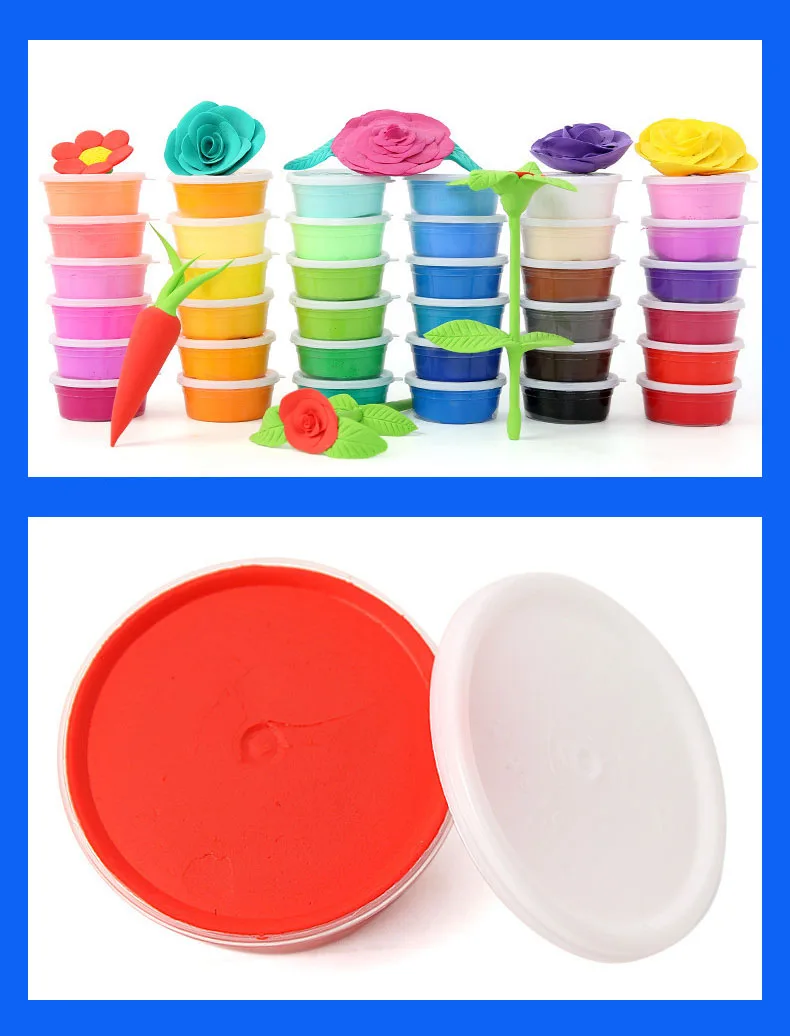 1 шт случайный цвет цветная глина для моделирования слизи игрушечный светильник глина/сухой на воздухе полимерный Пластилин «сделай сам» ручной работы художественные игрушки для детей Подарки