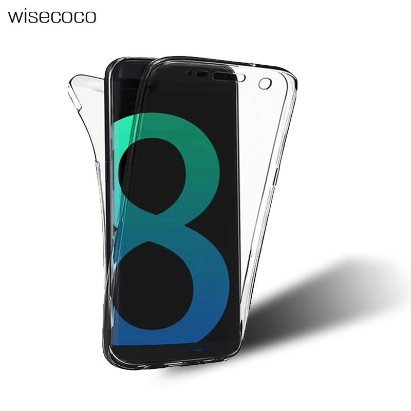 

Transparent Phone Case for Samsung Galaxy S6 S6edgeplus S7 Edge S8 S9 S10 Plus Note 5 7 8 Core Grand 360 Full Clear Cover Bags