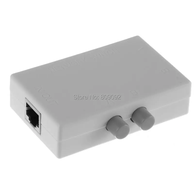 Mini 2 Порты и разъёмы AB Обмен Руководство сети Ethernet выключатель Splitter Box RJ45 сети/Ethernet