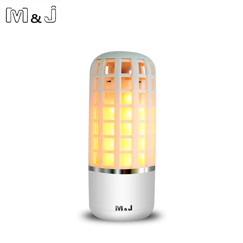 M& J светодиодный пламенный светильник беспроводной Bluetooth стерео динамик открытый TWS беспроводной mp3 динамик динамический эффект пламени светильник сабвуфер
