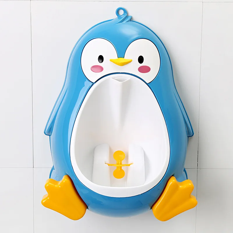 Новый Пингвин Писсуар для маленьких мальчиков горшок для туалета обучающий дети стенд вертикальный писсуар младенческой Penico Пи мальчик