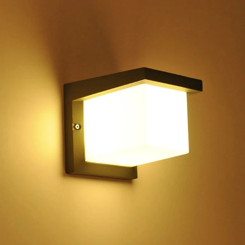 Waterproof outdoor wall lamp modern LED wall indoor light sconce decorative lighting garden porch lights IP65 wall lamps