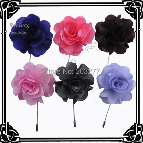 spedizione-gratuita-piu-nuovo-24-pz-lotto-raso-rosa-fiori-stick-pins-pin-spilla-pins-6-colori-per-la-vostra-scelta