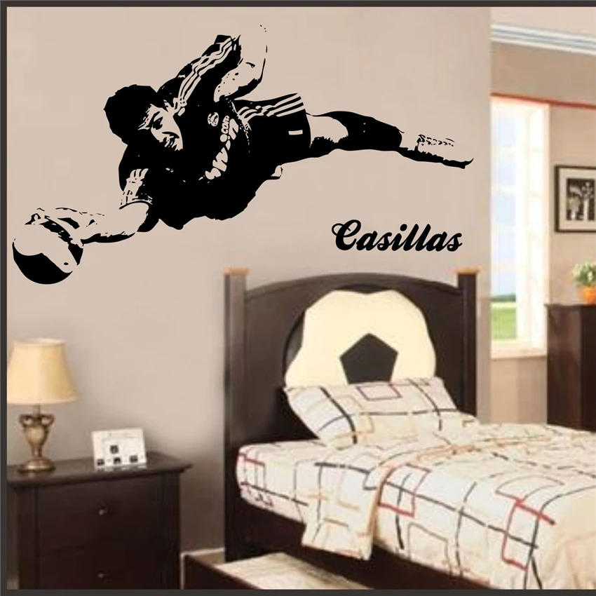 

Football wall sticker children bedroom wall sticker flower Home Decor Removable Vinyl Nursery Kids Room Wall Sticker MY191