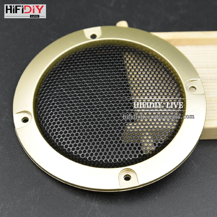 HIFIDIY LIVE " 3,5 дюймов динамик сетчатая Крышка высококачественный автомобильный домашний сетчатый корпус динамик s пластиковая рамка металлические железные проволочные решетки