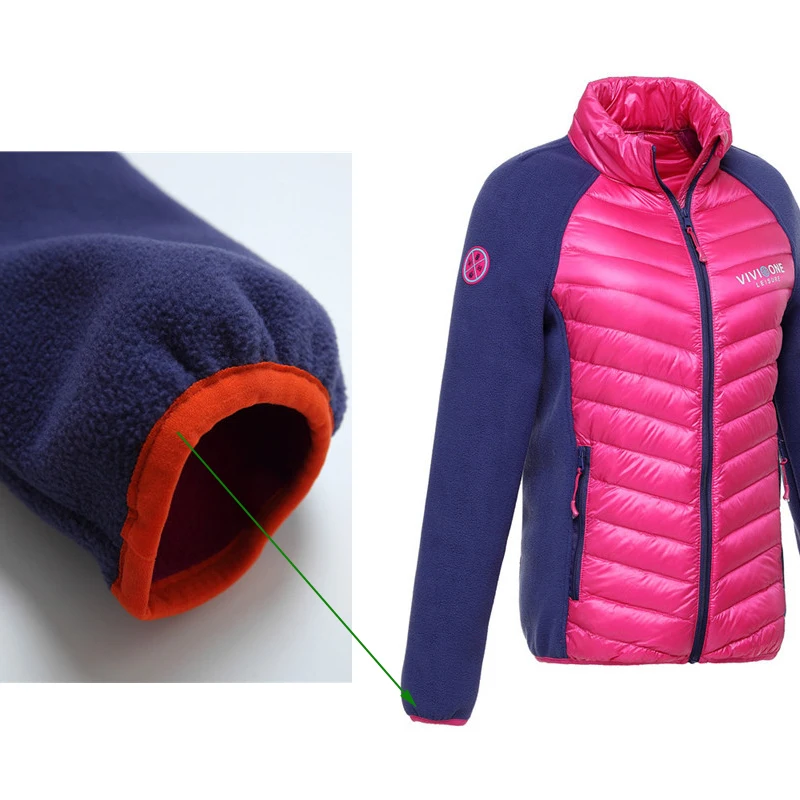 TRVLWEGO Sportswear Hiking 87% White Duck Down Jacket Female Windbreaker Warm Sports Coat Camping Hiking Outing Jackets Women