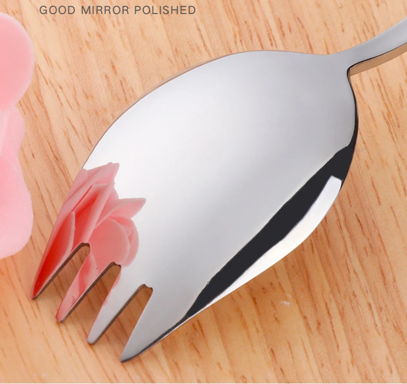 LIYIMENG 2Pcs set 304 Stainless Steel Knife Fork Set Dinnerware Sets Steak Cutlery Western Tableware Dinner Tools8