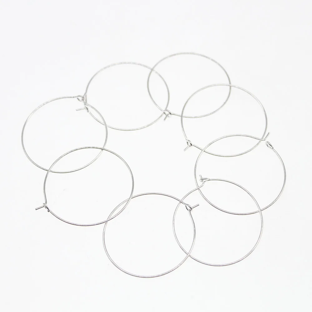 

CHONGAI 100pcs Fashion Big Circle Hoops Earrings For Women Jewelry DIY Dangle Earring Jewelry Making Accessories