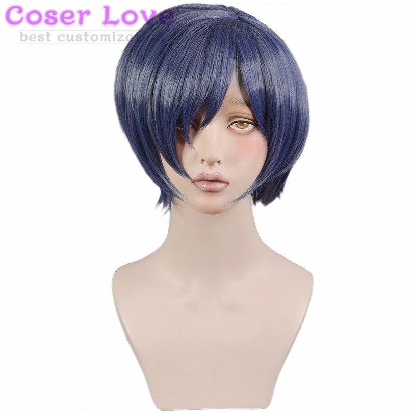 Sarazanmai Kuji Toi Violet Ash Gray Short Hair Headwear For