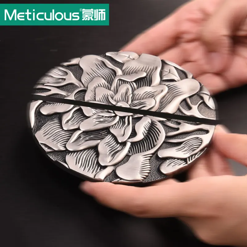 1Pcs Chinese Antique Furniture Handles Round Vintage Cabinet Knobs and Handle Door Closet Cabinet Drawer Pull Handle for Kitchen