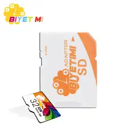 Biyetimi слот для карт памяти 128 Гб 64 Гб оперативной памяти, 32 Гб встроенной памяти micro sd карта флеш-накопитель 16Гб 8Гб ГБ Class10 флэш-карты памяти