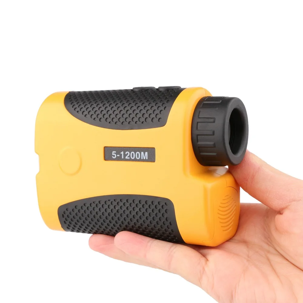 1200M Yellow laser rangefinder 6X Binoculars distance meter Tester