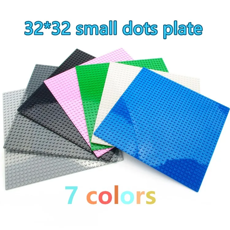 

32*32 Dots Small Blocks Base Plate Building Blocks DIY Education Toys Anime Action Figures Floors Compatible with LegoINGly