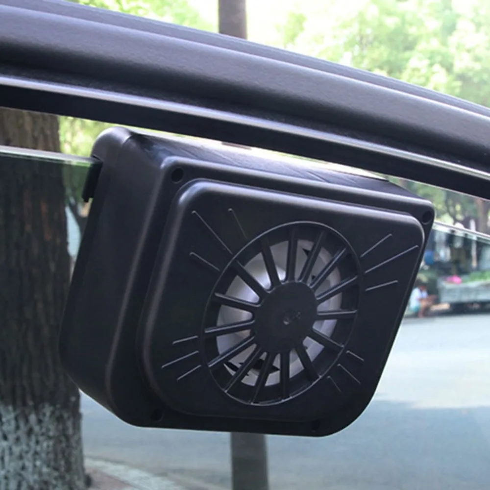 

Car Styling Solar Power Auto Window Fan Environmental Cool Solar Exhaust Fan with Rubber Stripping Car Accessories