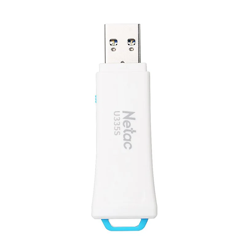 Netac U335S защита флешка от записи Безопасность USB флеш-накопитель USB 3,0 128 Гб Белый Флеш-накопитель пластик Memory stick хранение защищенный флешка