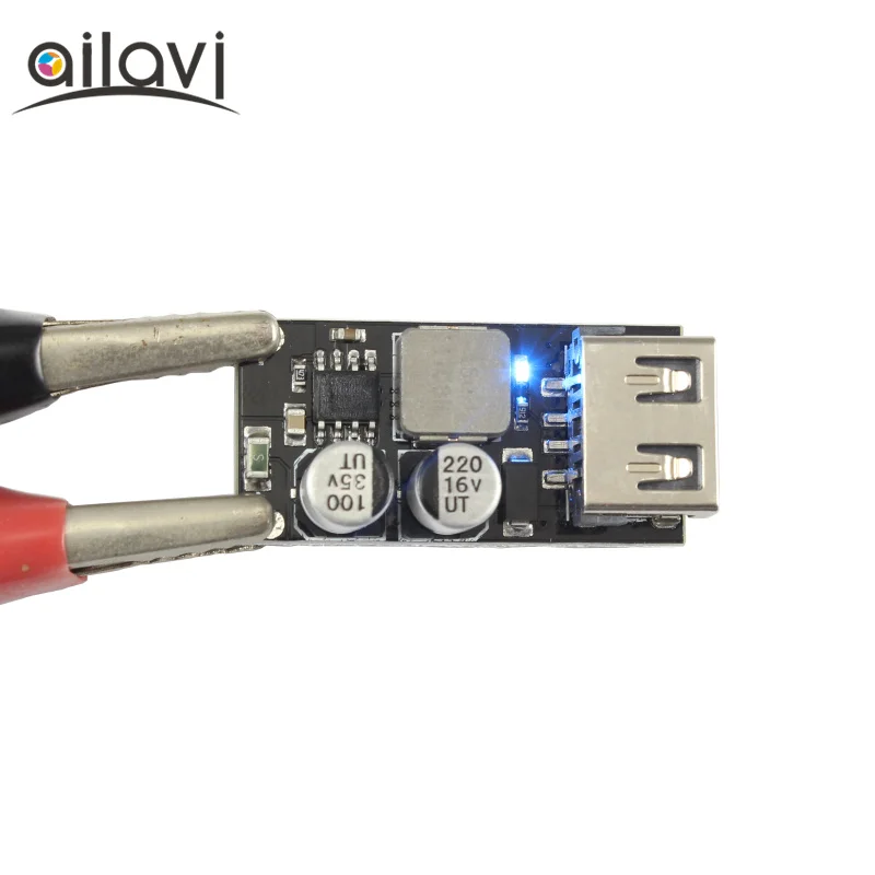 

DC-DC 6V-32V Power Buck Module12V24V To QC3.0 Fast Charging Single USB Charging Converter Board Apply For iPhone Huawei FCP