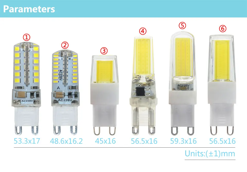 Мини G9 светодиодный светильник COB светодиодный светильник 3 Вт 5 Вт 7 Вт 9 Вт 12 Вт 220 В светодиодный G9 COB светильник с регулируемой яркостью 360 Угол луча люстра светильник s Замена галогенов