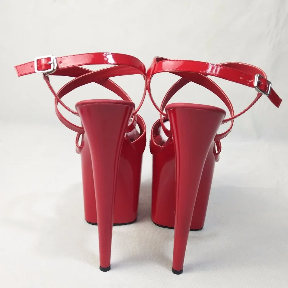 8 inch high heel shoes sexy for women pole dancing strappy sandals 20cm clubbing high heels Dance Shoes